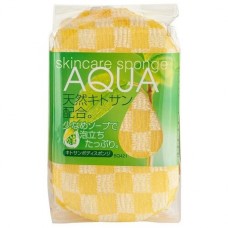 Губка AQUA с хитозаном 8х14х5 см BQ 421 (Япония)