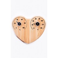 Термогигрометр для бани "Сердце" СБО-3тг в коробочке